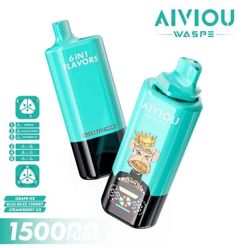WASPE AIVIOU 150000 Puffs 6 in 1 high quality